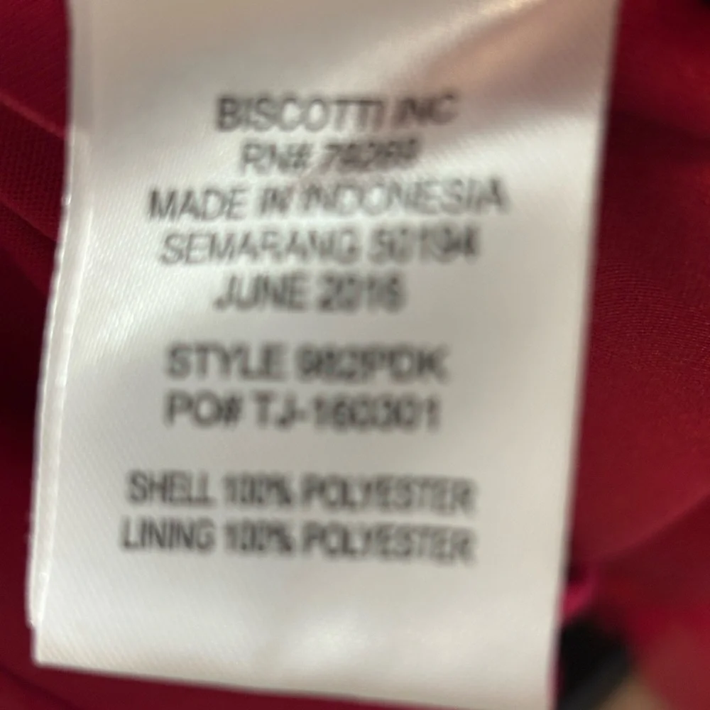 BISCOTTI Red 3D Flowers Tiered Scalloped Tulle Party Dress Size 8